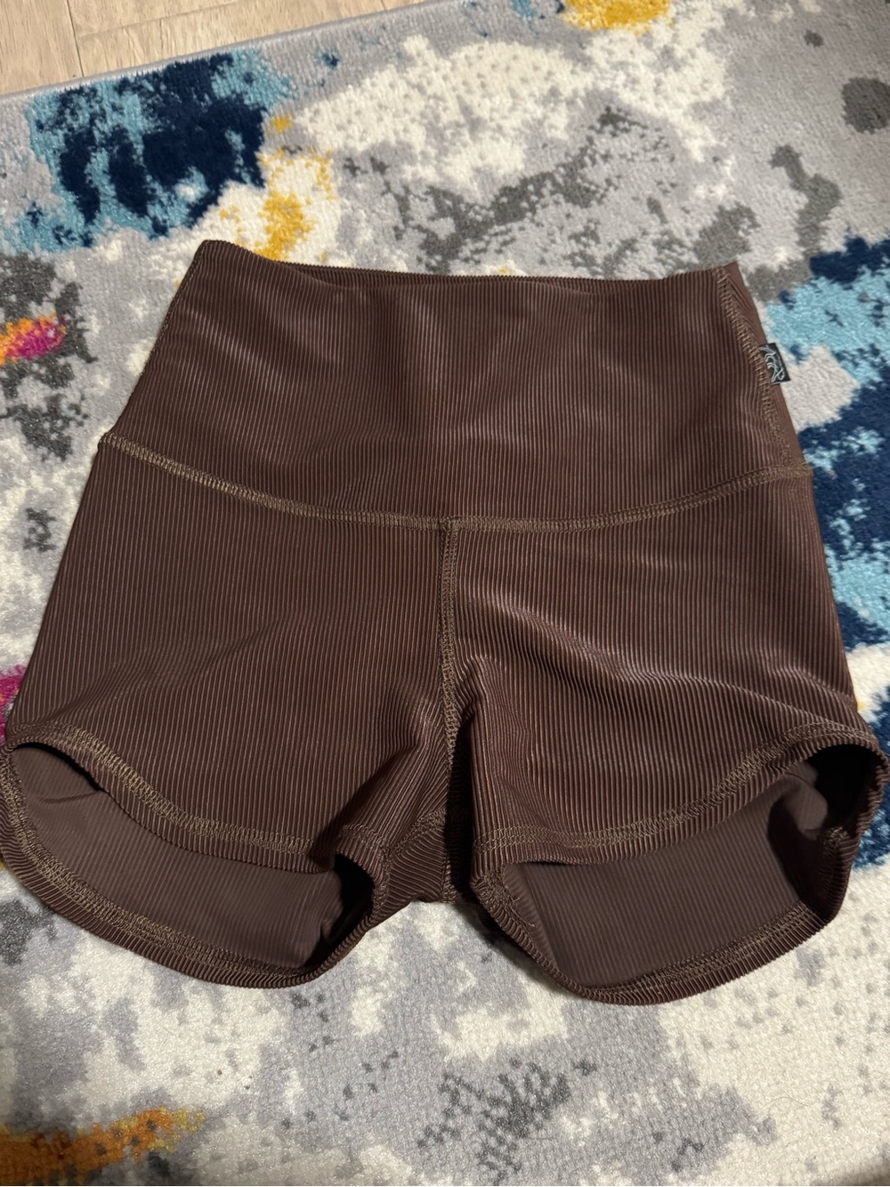 Tiger Friday shorts!! barely worn. High-Waist Ribbed Brown Women’s Shorts